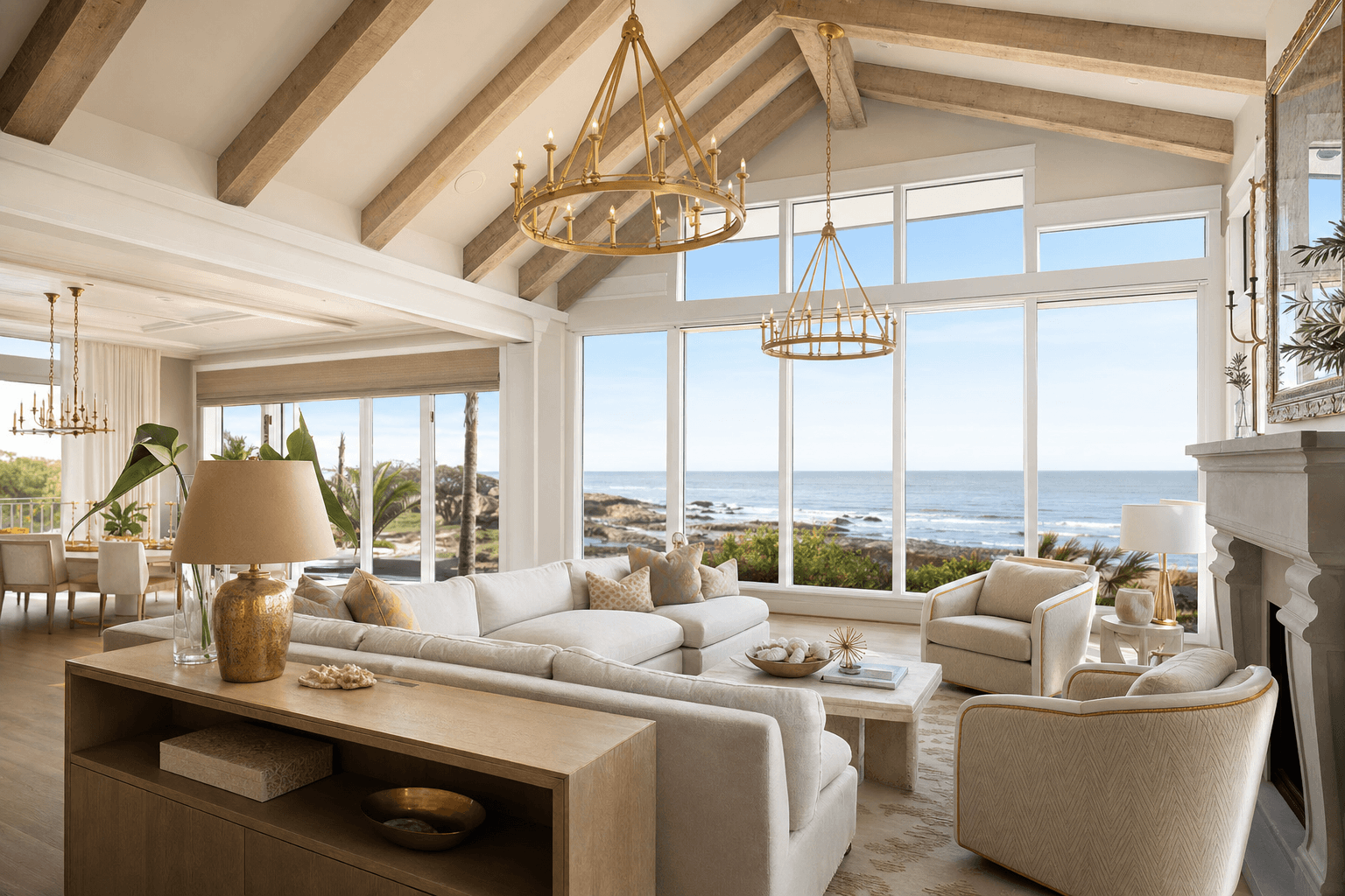 Kiawah Island luxury interior project by Charleston Decorative Arts